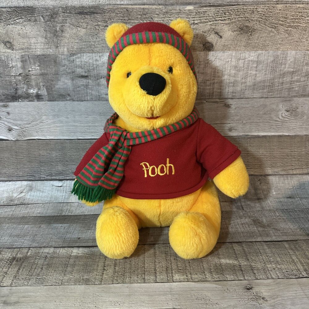 Disney Mattel Winnie The Pooh Holiday 14” Plush